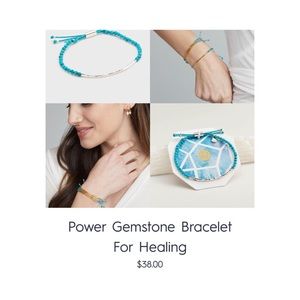 Gorjana turqouise healing bracelet